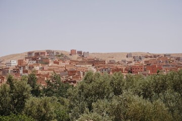 Village in the Dades Gorges Morocco North Africa