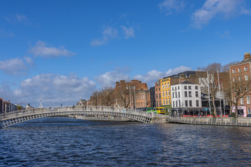 Naklejka premium Dublin, Ireland - April 7 2024 