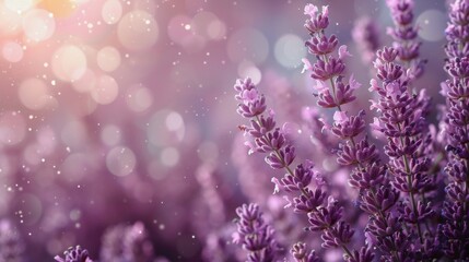 Fototapeta premium Close Up of Lavender Flowers