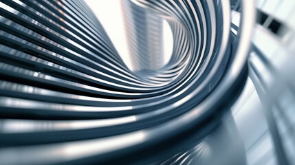 Fototapeta premium Ethereal Urban Symphony: Abstract Architectural Textures