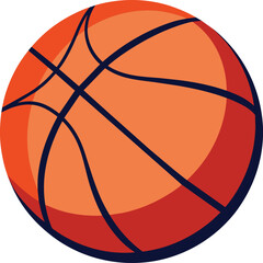 basketball ball vector illustration on a white background, Basketball logo, 