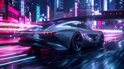Futuristic Concept Car: Speeding into Tomorrow