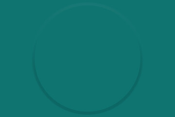 minimal emerald green business card template with 3d circle and copy space