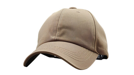 Baseball cap with transparent bottom and overhang.
