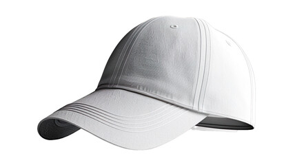 Fototapeta premium Baseball cap with transparent background and white shadow.