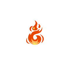 Fire,flame,fires hot [vector illustration]