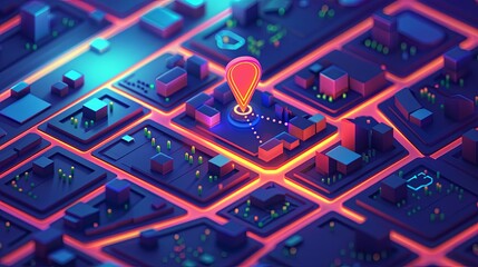 A computer keyboard with a red light shining on it in a dark room. Generative AI