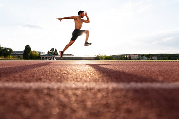 An athlete who long jumps and jumps high