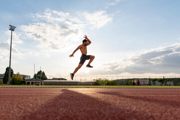 An athlete who long jumps and jumps high