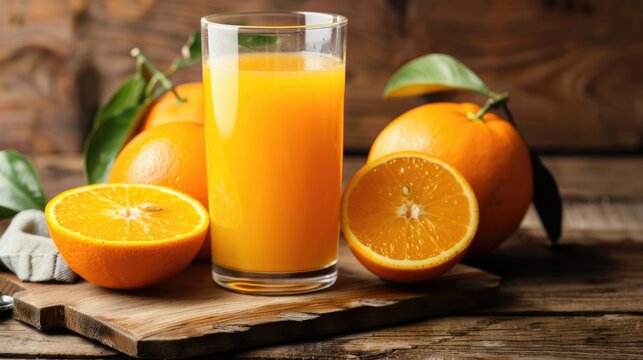 Unprocessed orange juice that is freshly squeezed