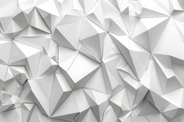 Close-up white wall various shapes