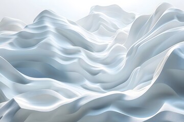 Fototapeta premium Massive airborne white wave