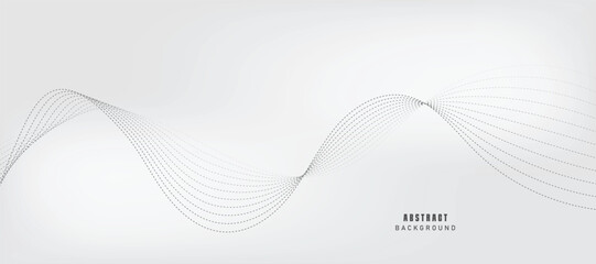 Abstract vector gradient white background with wavy lines.
