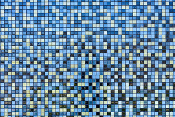 Fototapeta premium Background wall of small mosaic tiles