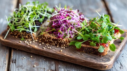 Microgreens as Gourmet Snack Toppings