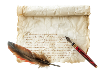 Personalized Handwritten Letter Design Isolated on Transparent Background