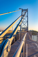 estrutura da ponte Herc&iacute;lio Luz de Florian&oacute;polis, Santa Catarina, Brasil Florianopolis