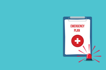 Emergency plan paper documents