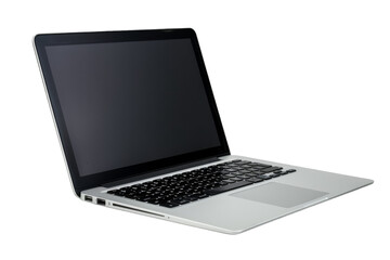 Sleek Modern Laptop Isolated on Transparent Background