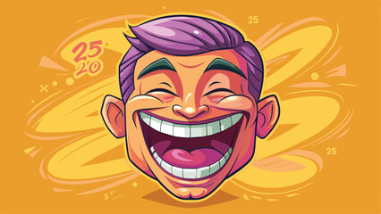 funny face  background, emoji, illustration