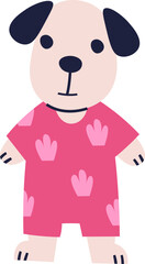 Dog With Sweater Standing