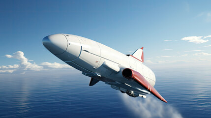 Fototapeta premium airplane in the sky