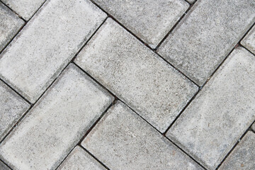 Rectangular block sidewalk background