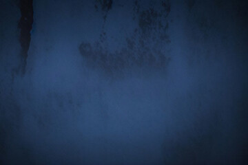Black dark azure cobalt sapphire blue abstract background. Color gradient. Geometric shape. Wave, wavy curved line. Rough grunge grain noise. Light neon metallic shine shimmer bright. Design.