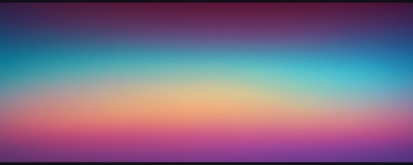 Abstract colorful grainy blur gradient background wallpaper with black frame