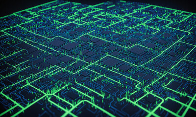 Microcontroller abstract art