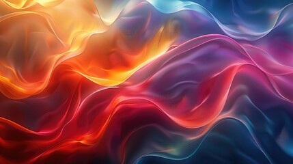 Obraz premium Abstract colorful wave background featuring subtle wave textures and dynamic lighting effects