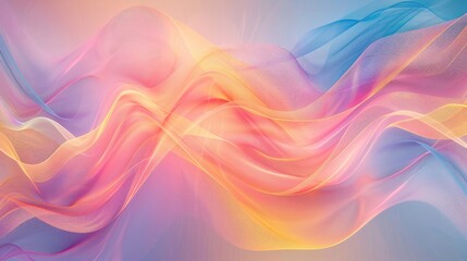 Obraz premium Abstract colorful wave background featuring subtle wave textures and dynamic lighting effects