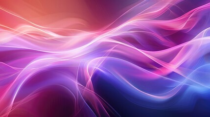 Fototapeta premium Abstract colorful wave background with smooth, flowing patterns and dynamic lighting effects