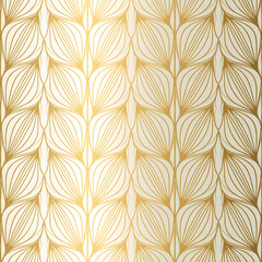 Golden, elegant, seamless pattern luxury lines, rich 