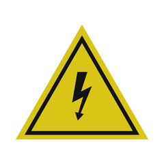 Sign high voltage