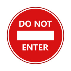 Do not enter