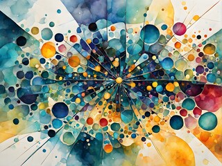 abstract background with circles