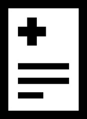 Obraz premium カルテのアイコン