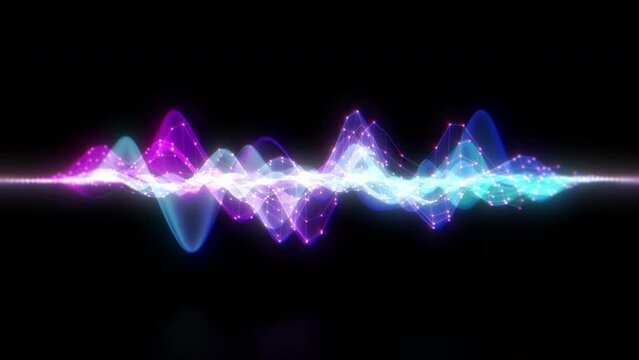 Colorful party VJ abstract backgrounds loop in 4K resolution