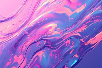 Abstract liquid elements for digital art