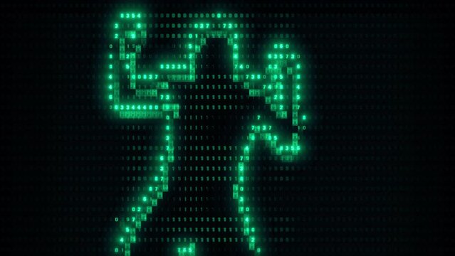 Colorful party VJ abstract Background infinite loop 4K resolution