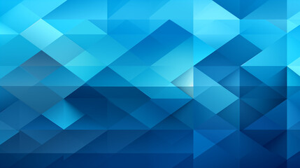 Obraz premium Abstract Blue Geometric Pattern - Modern Design Background