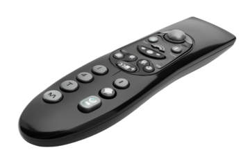 Wireless Remote Controller for Smart Home Devices Isolated on Transparent Background