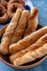 美味しそう皿の上のパン