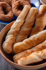 美味しそう皿の上のパン