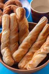 美味しそう皿の上のパン