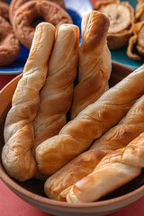 美味しそう皿の上のパン