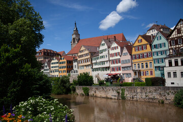 view of the old town of ghent country