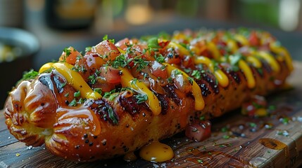 Corn Dog Tales: Capturing the Essence of National Corn Dog Day at the Street Café