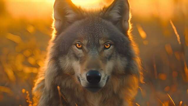 a wolf in the wilderness,generative ai
